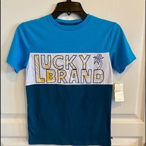 Boys Lucky Brand short-sleeve T shirt, S, NWT